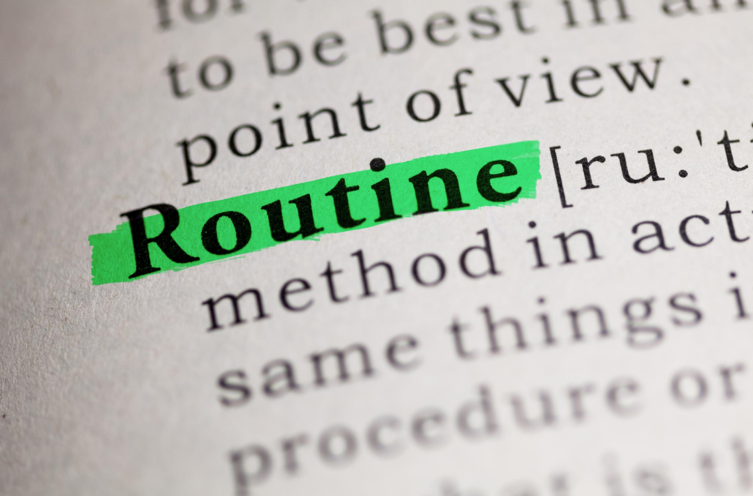 Meaning Of Routine Thinking In Business Studies